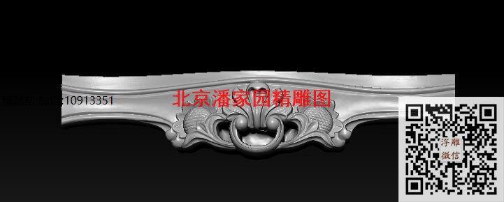 展成 第35批1-2_圆雕图立体雕花桌腿3d打印洋花沙发腿圆柱木雕柱腿精雕图浮雕图